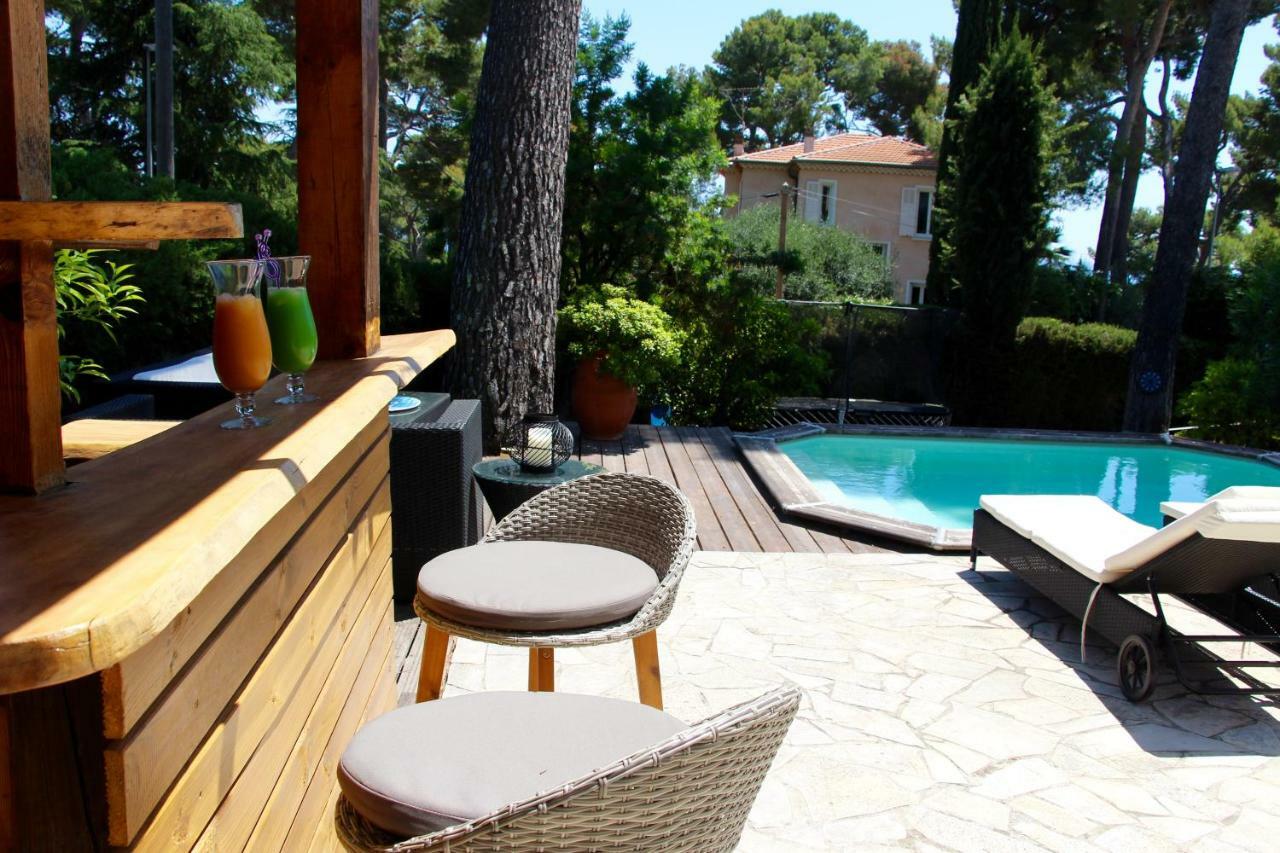 Sea View Villa - Antibes - Beach - Pool - Art Deco Екстер'єр фото